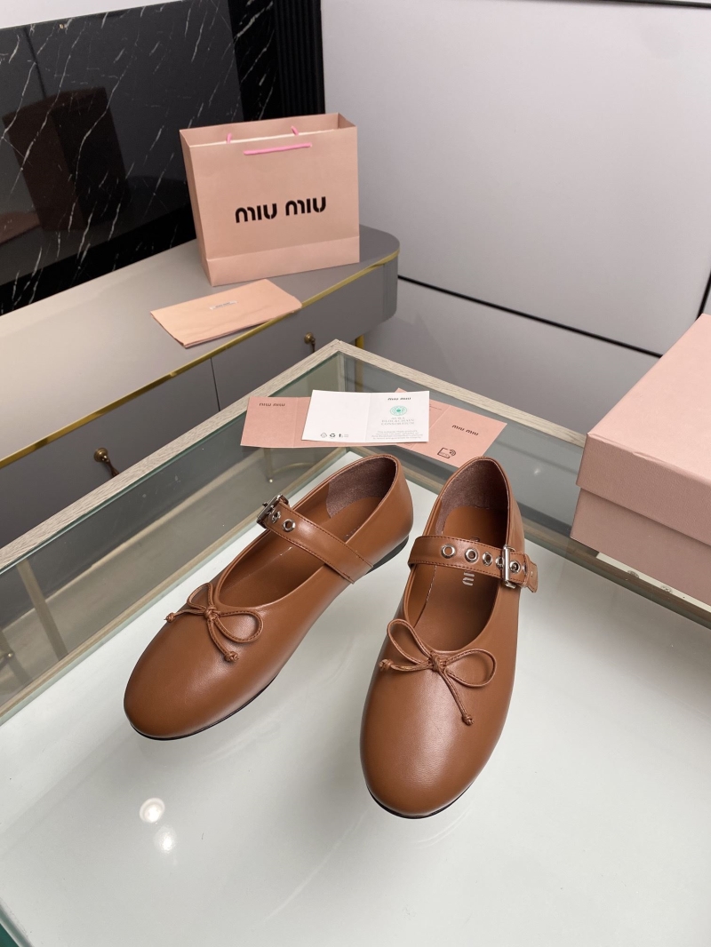 Miu Miu flat shoes